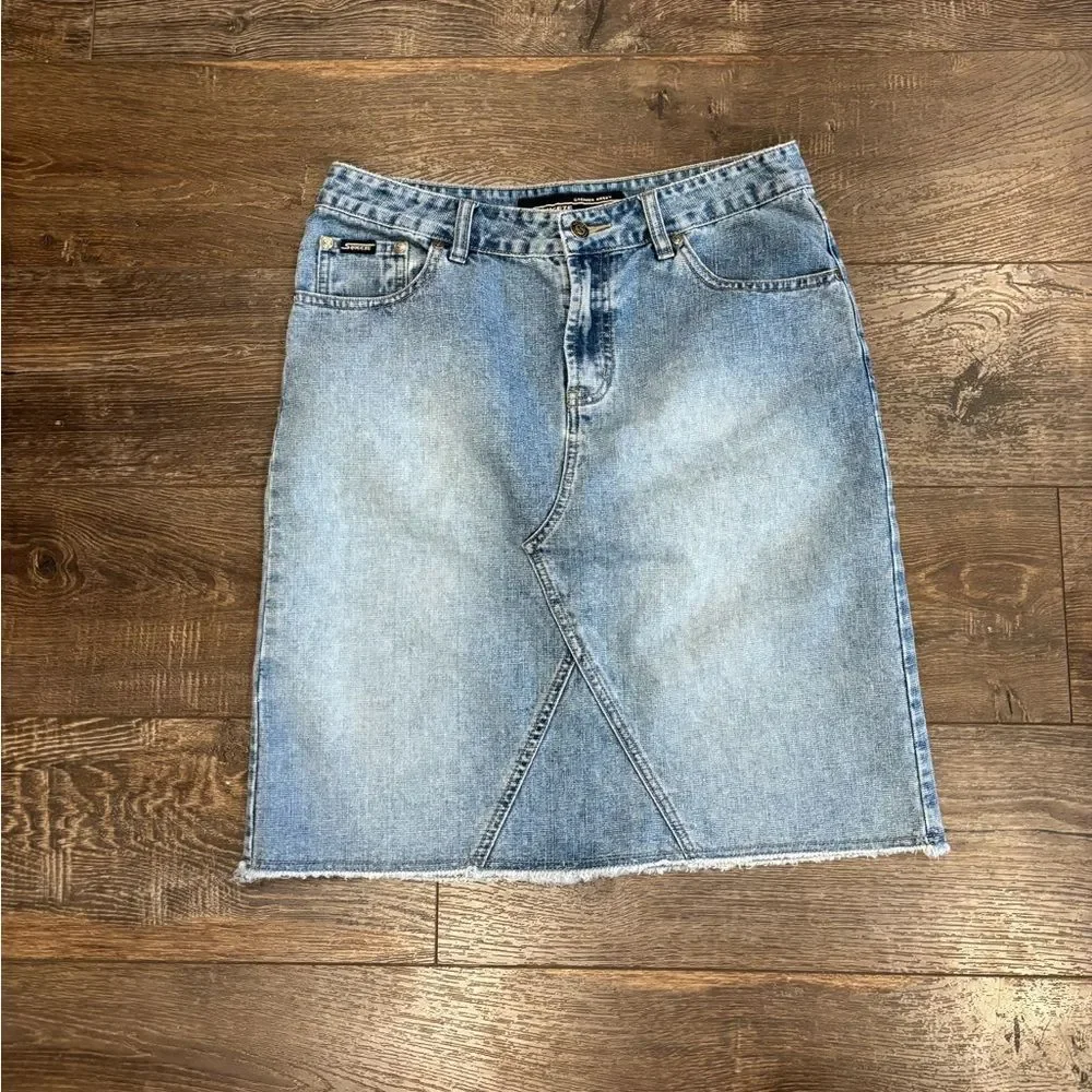 Squeeze Stephen Hardy Denim Skirt 9/10 Y2K